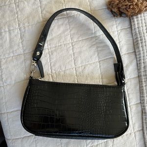 Black Snakeskin Shoulder bag